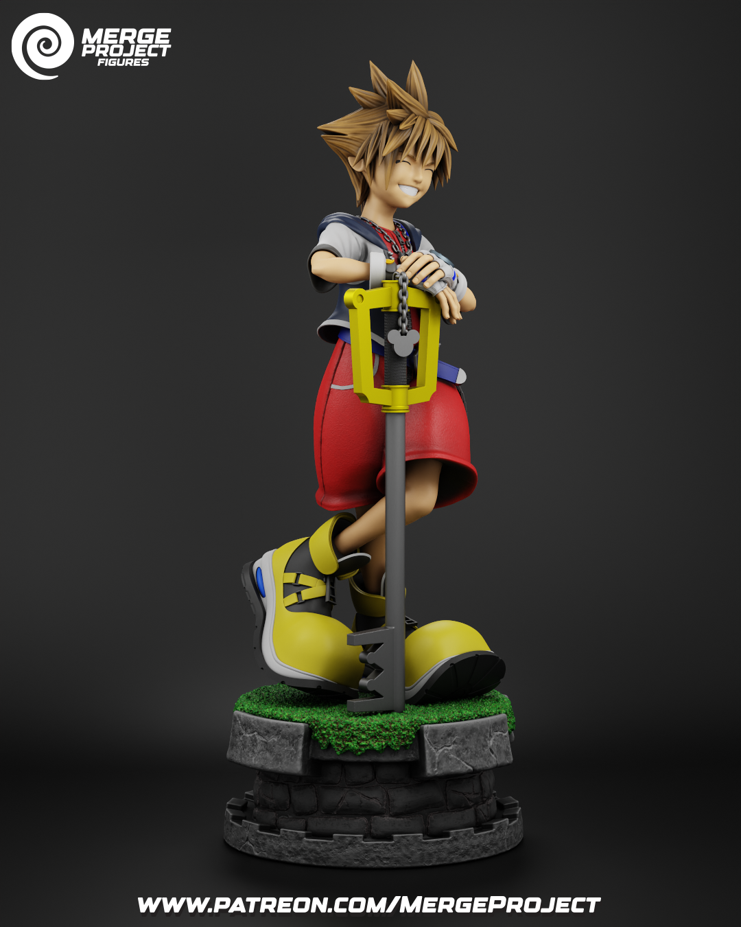 SORA · KINGDOM HEARTS · Fusionner les figurines du projet · 196 mm