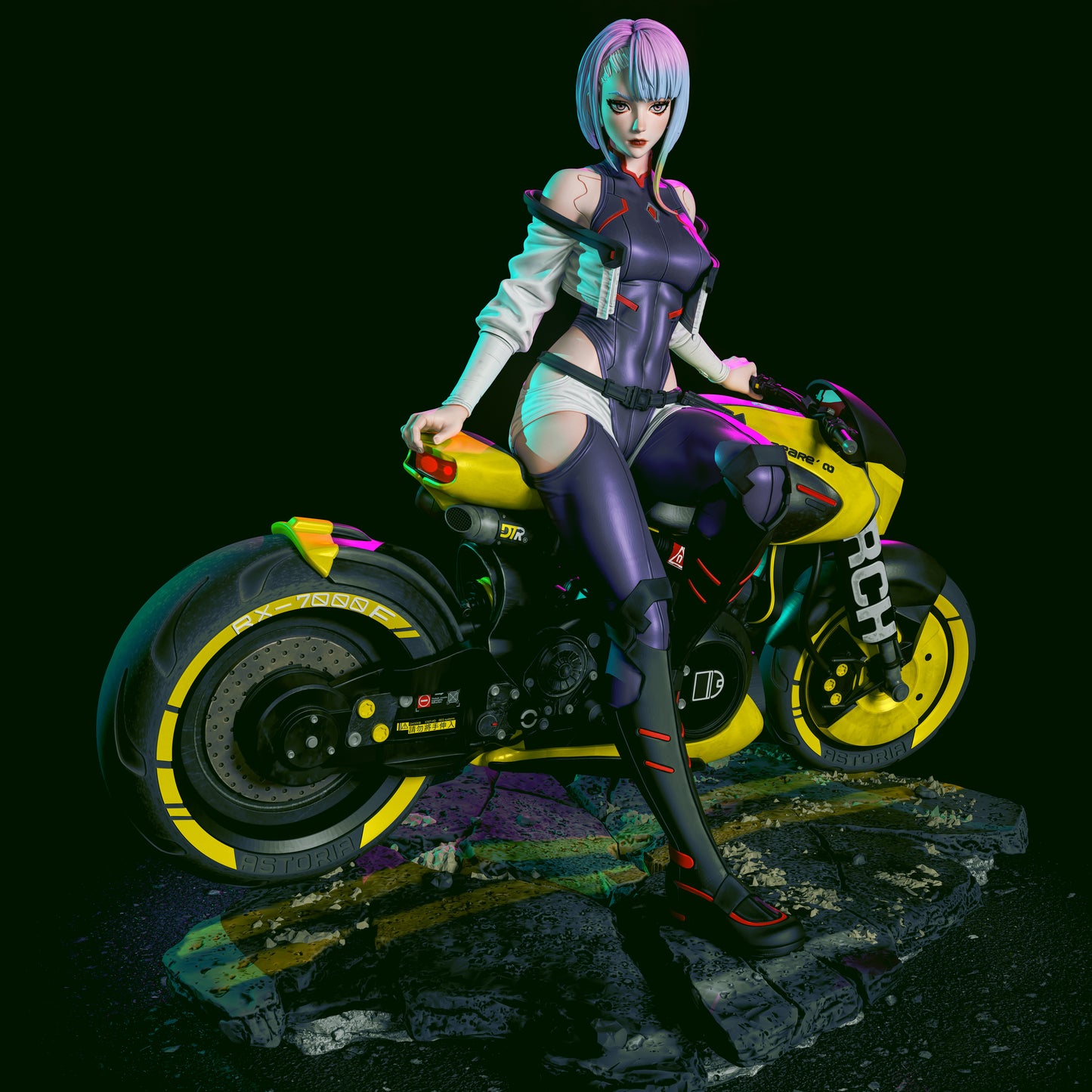 Lucy- Cyberpunk Edgerunners - Escala 1:6