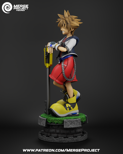 SORA · KINGDOM HEARTS · Fusionner les figurines du projet · 196 mm