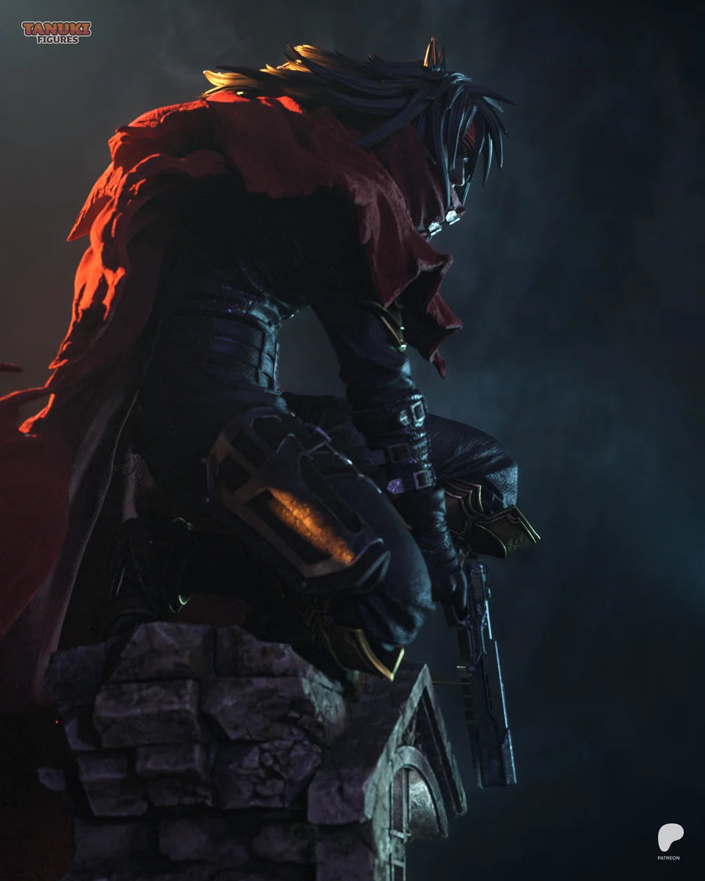 Crimson Gunslinger - 34.5 cm