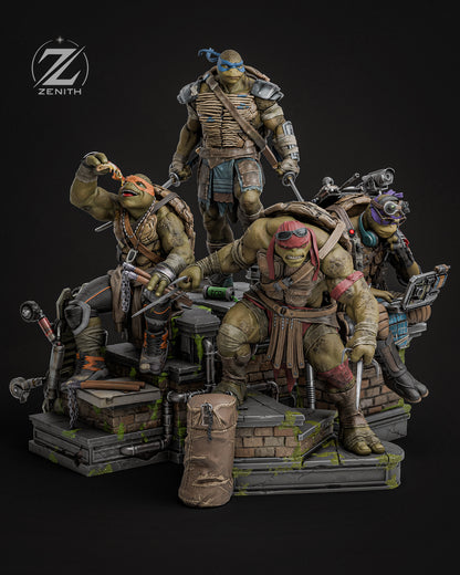 Diorama Tortues Ninja - 33 cm
