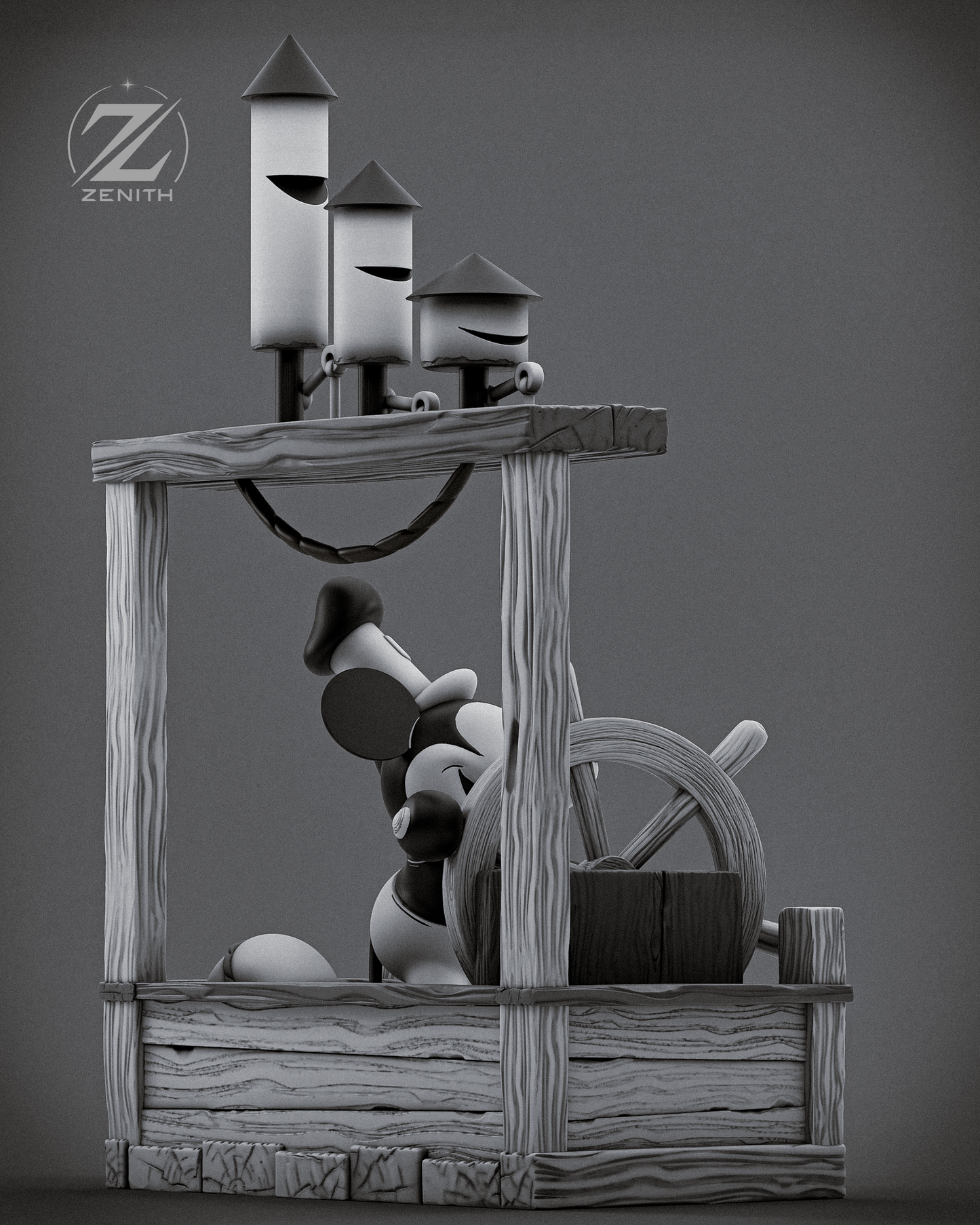 MICKEY MOUSE Steamboat Willie - 30 cm