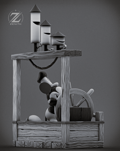 MICKEY MOUSE Steamboat Willie - 30 cm