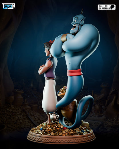 Aladdin and Genie- Aladdin - Escala 1:6