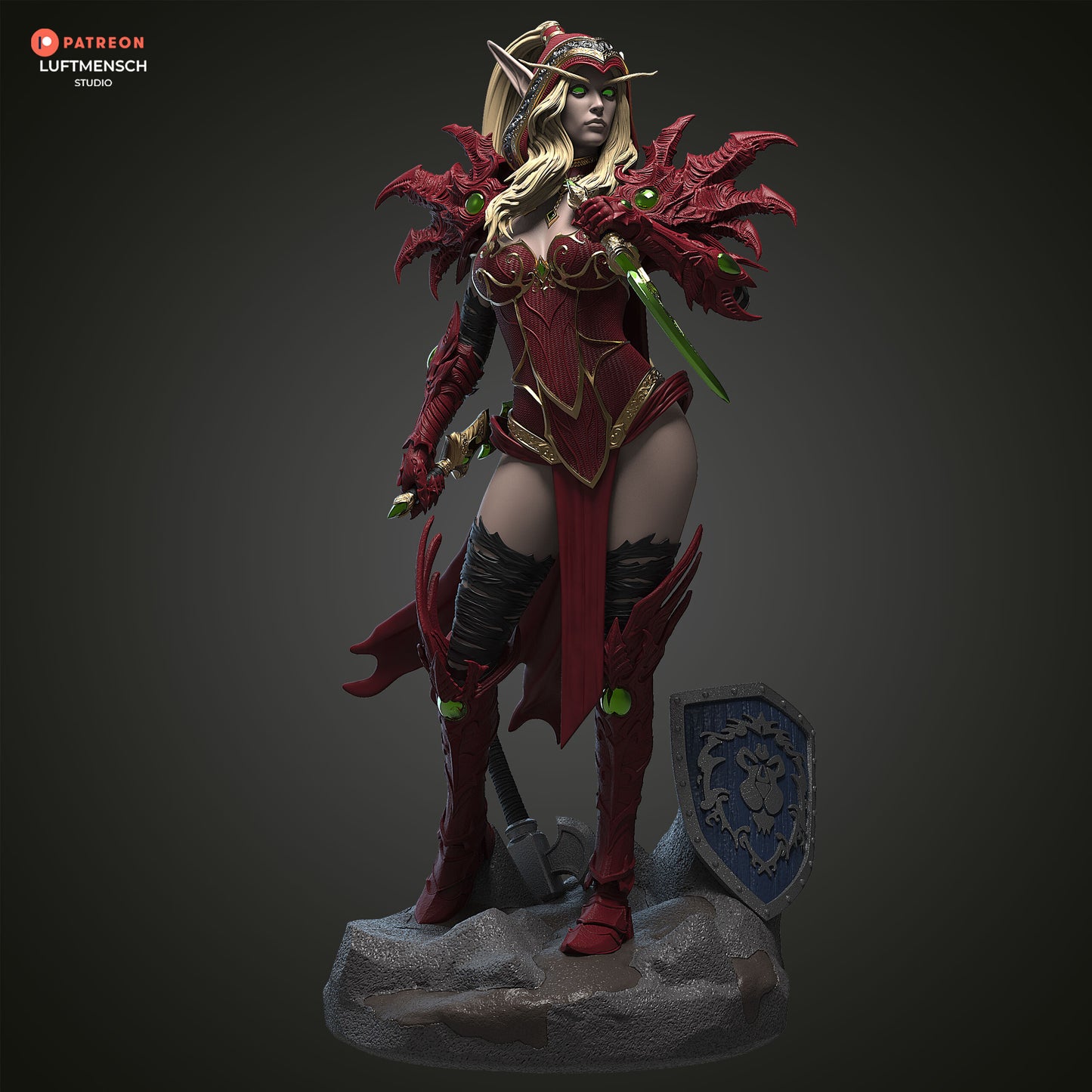 La Dama de las Dagas - 36,1 cm