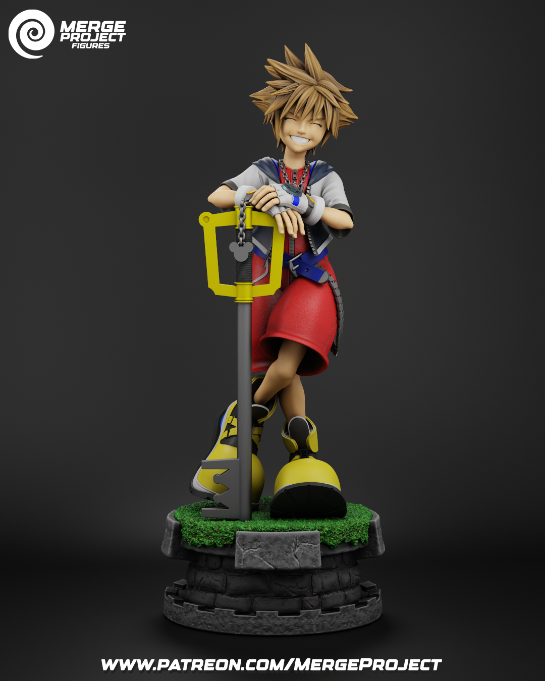 SORA · KINGDOM HEARTS · Fusionner les figurines du projet · 196 mm