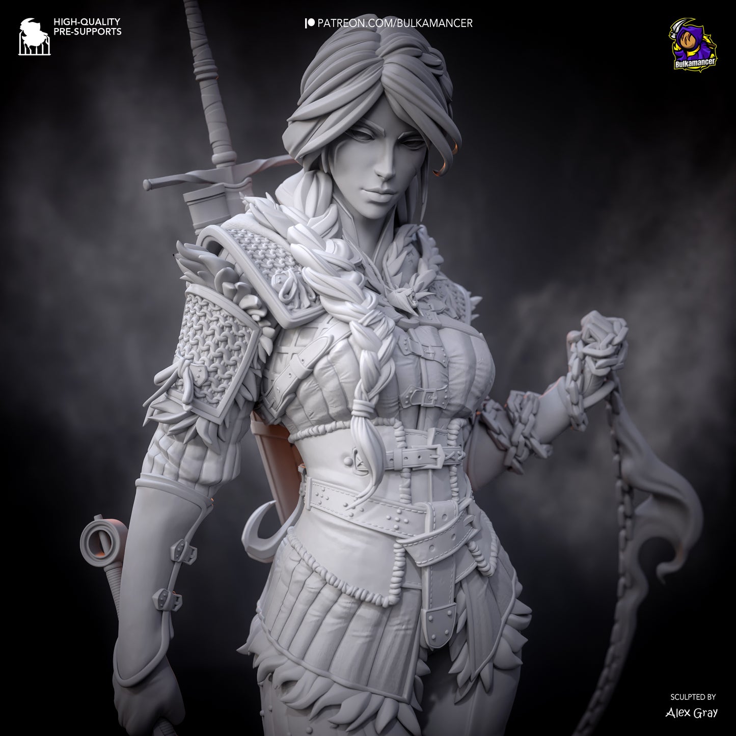 Stylized Ciri (The Witcher 4) 350mm