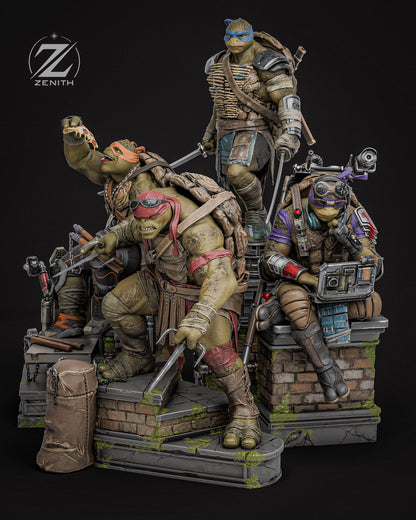 Diorama Tortues Ninja - 33 cm
