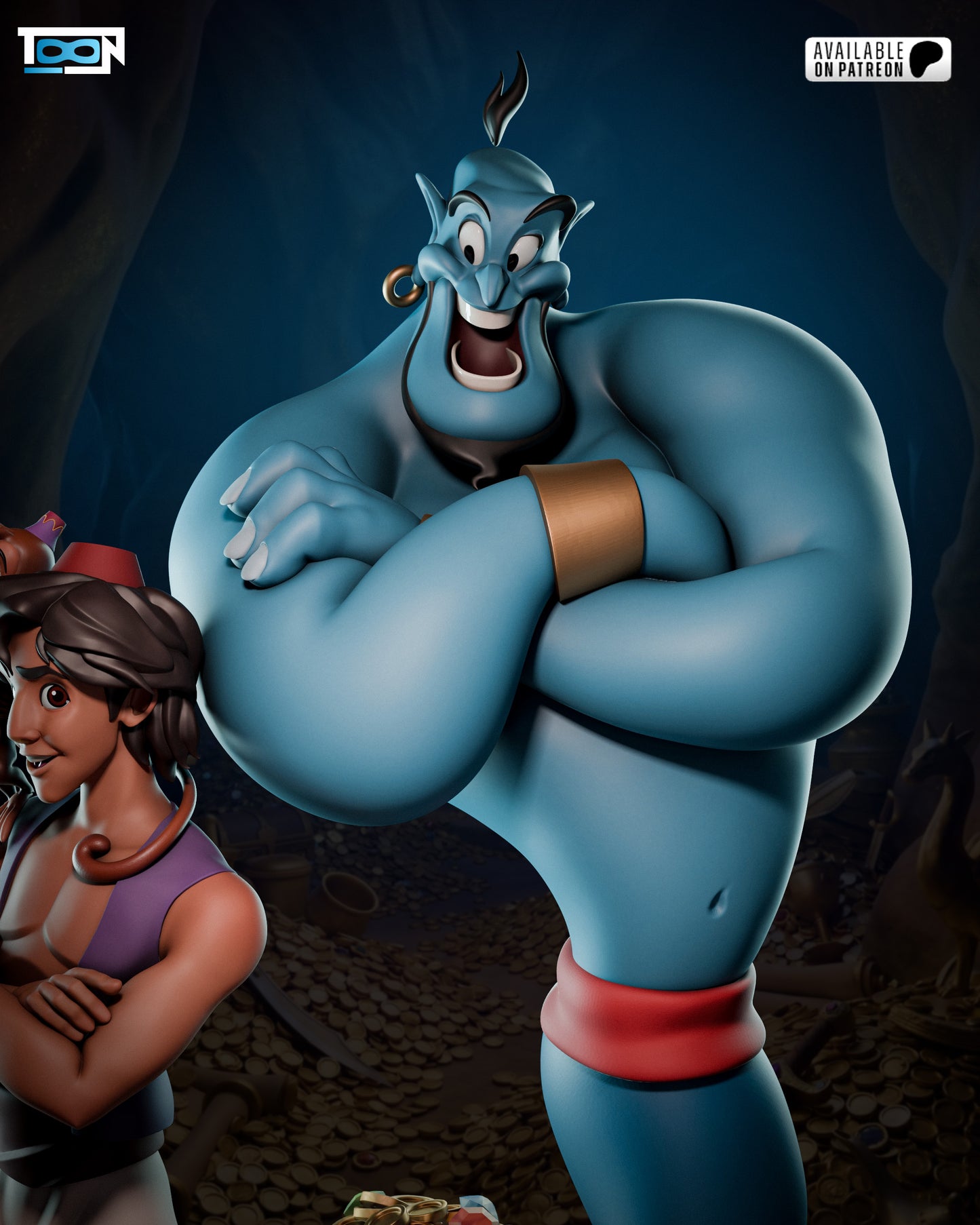Aladdin and Genie- Aladdin - Escala 1:6