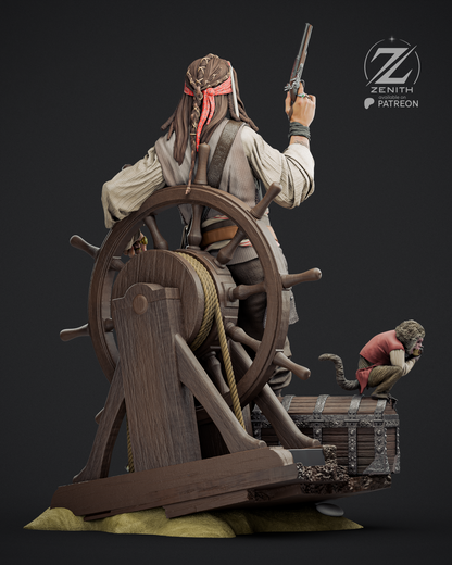 Jack Sparrow - Piratas del Caribe - 345 mm