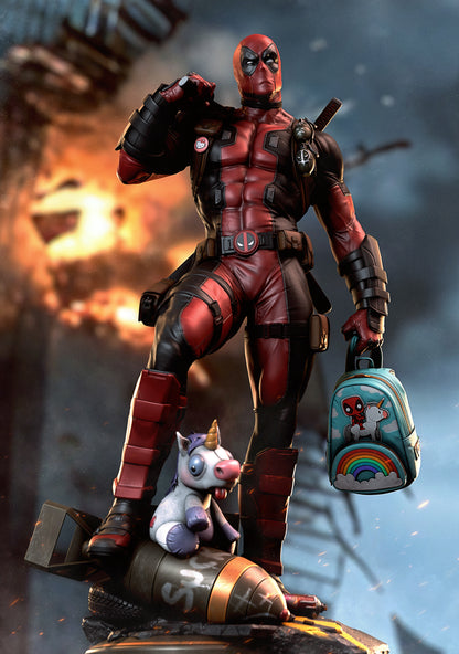 Deadpool- Marvel - Escala 1:6