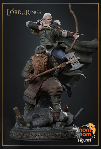 Gimli y Legolas - El señor de los Anillos - 35 cm