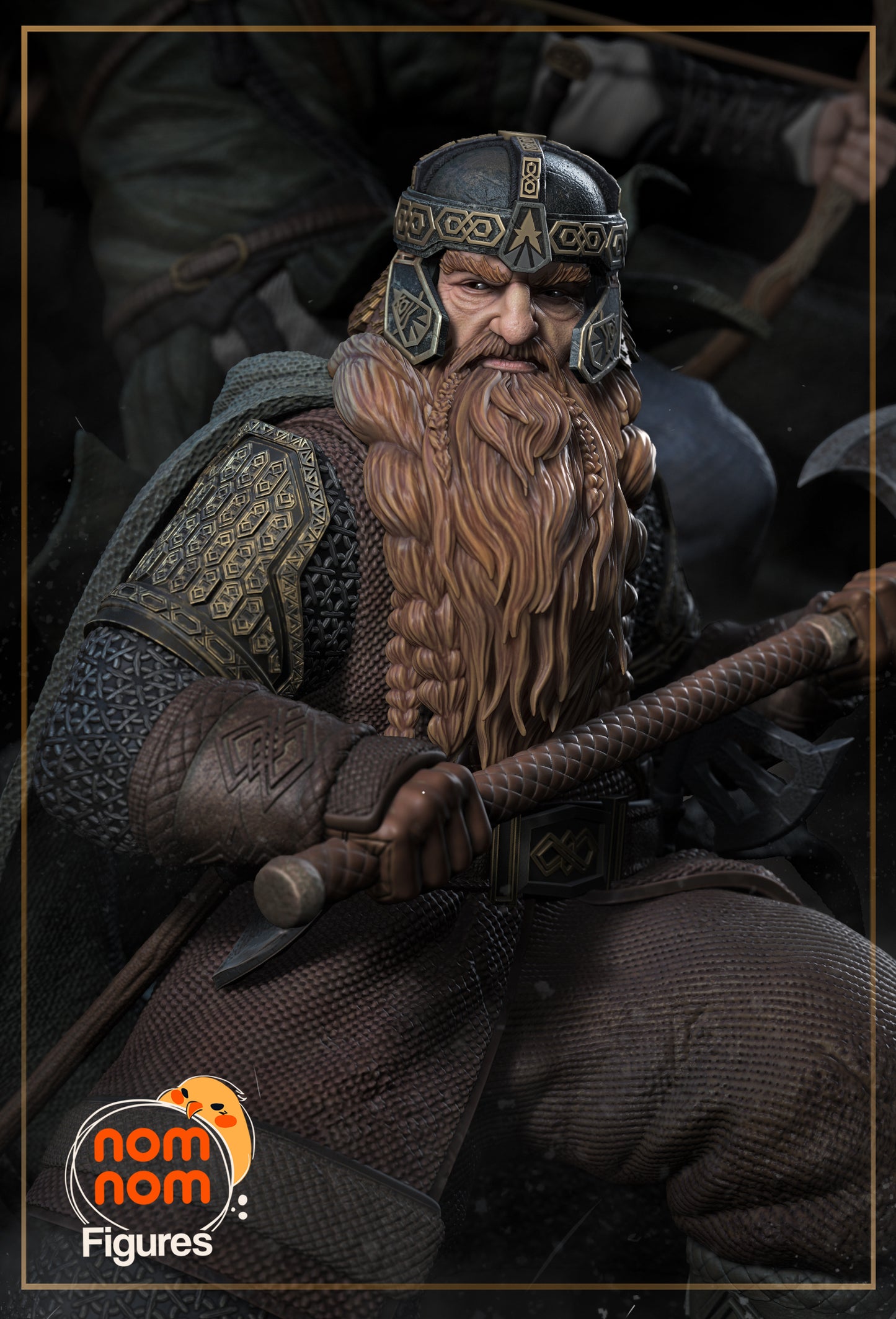 Gimli y Legolas - El señor de los Anillos - 35 cm