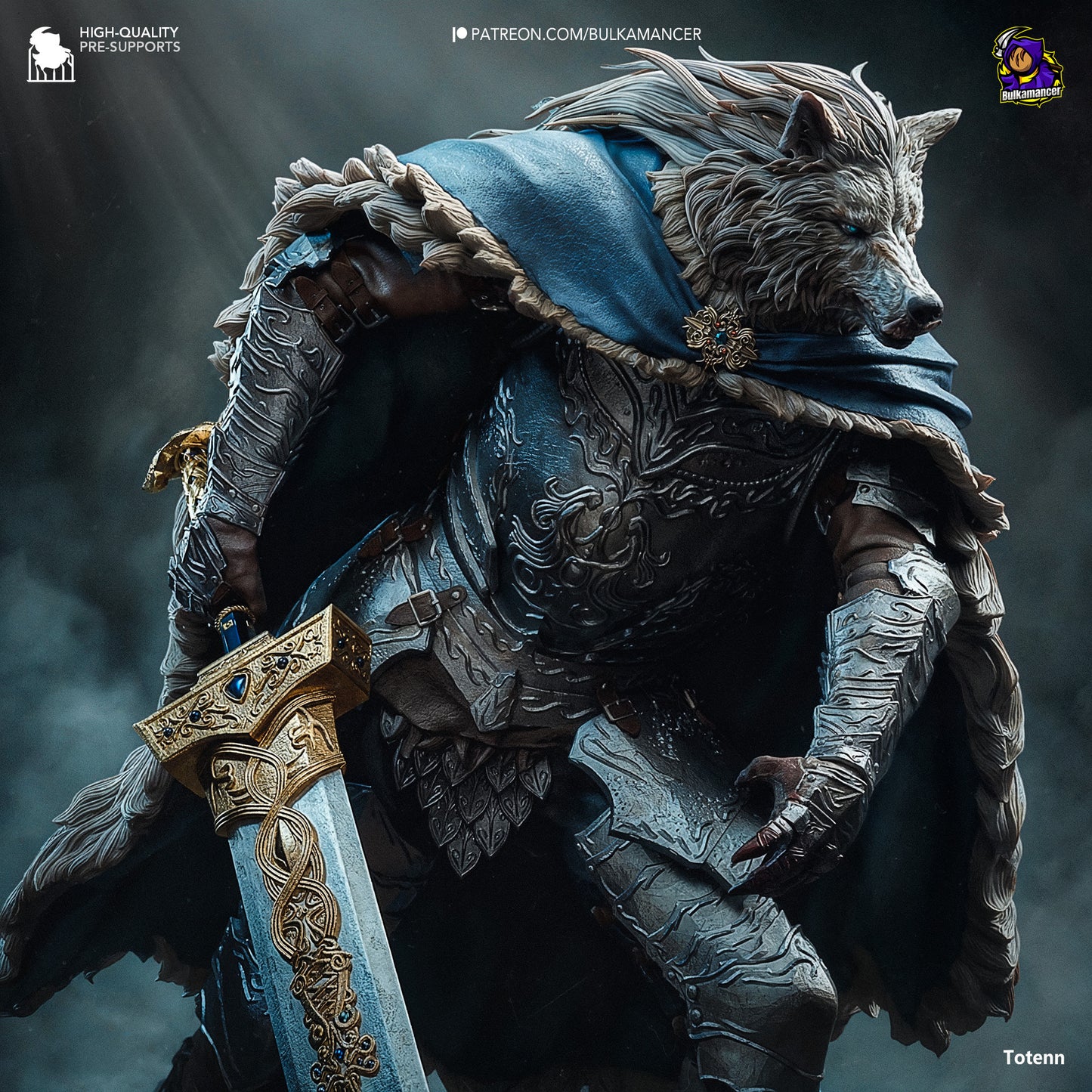 El Caballero Lobo - 25 cm