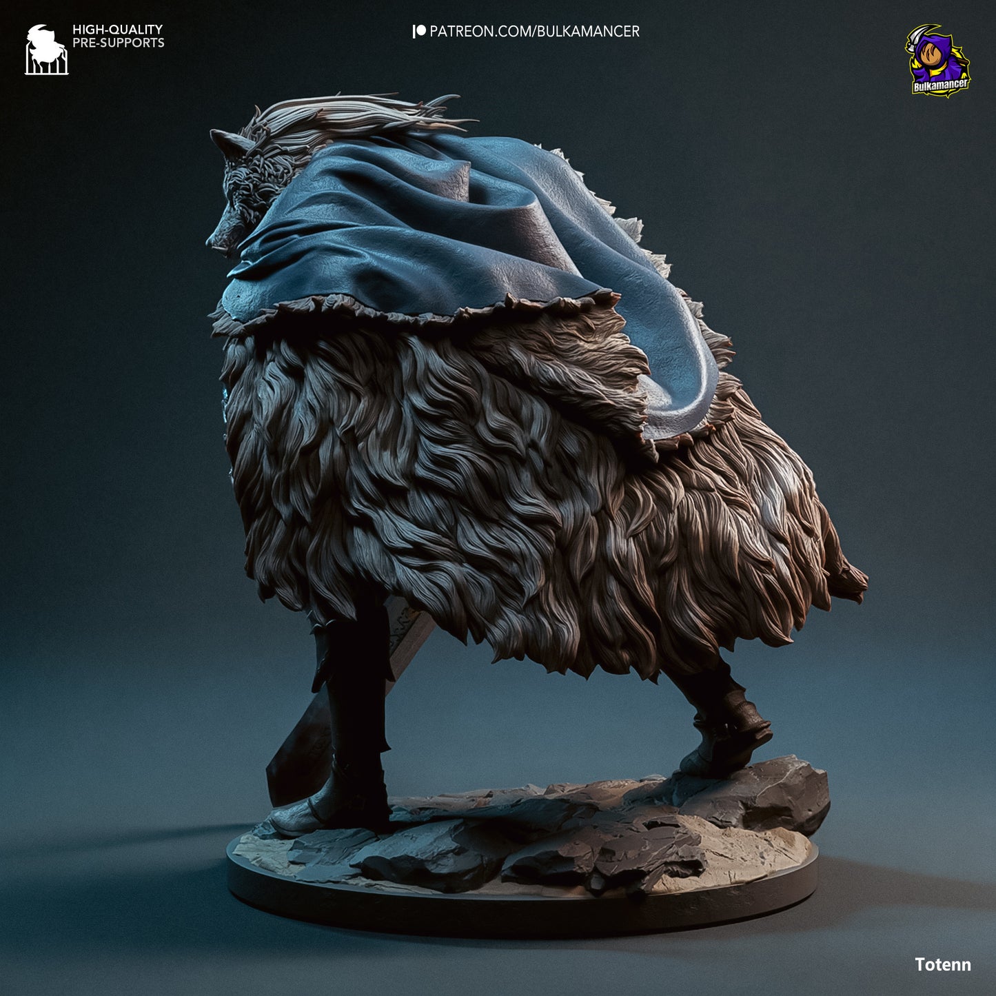 El Caballero Lobo - 25 cm