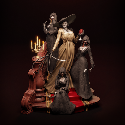 Lady Dimitrescu Diorama - Resident Evil - Escala 1:6