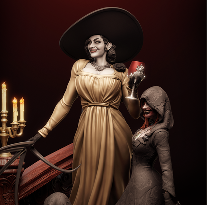 Lady Dimitrescu Diorama - Resident Evil - Escala 1:6