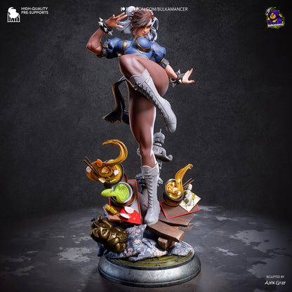 Chun-Li - Street Fighter - Parte 2 de diorama - 24,9 cm