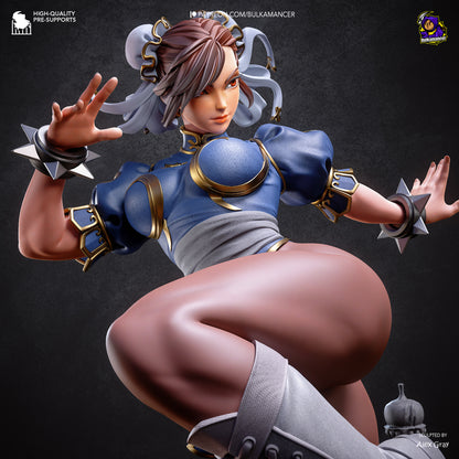 Chun-Li - Street Fighter - Parte 2 de diorama - 24,9 cm