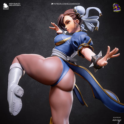 Chun-Li - Street Fighter - Parte 2 de diorama - 24,9 cm