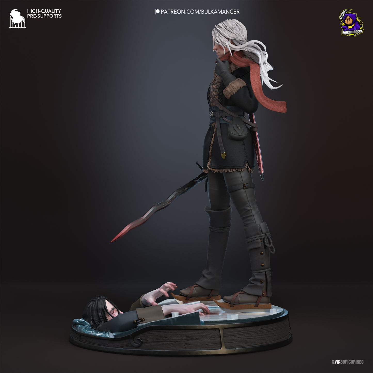 Ciri - The Witcher - The Tower of the Swallow - 30 cm