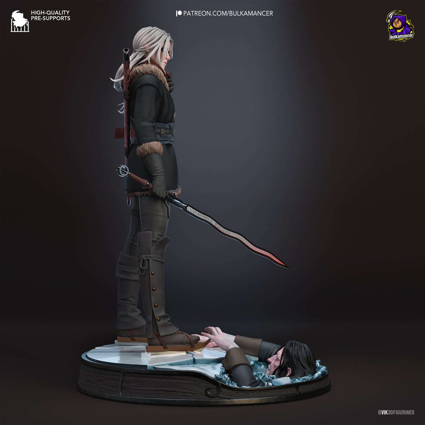 Ciri - The Witcher - The Tower of the Swallow - 30 cm