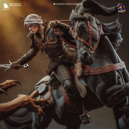 Ciri contre Manticore - The Witcher