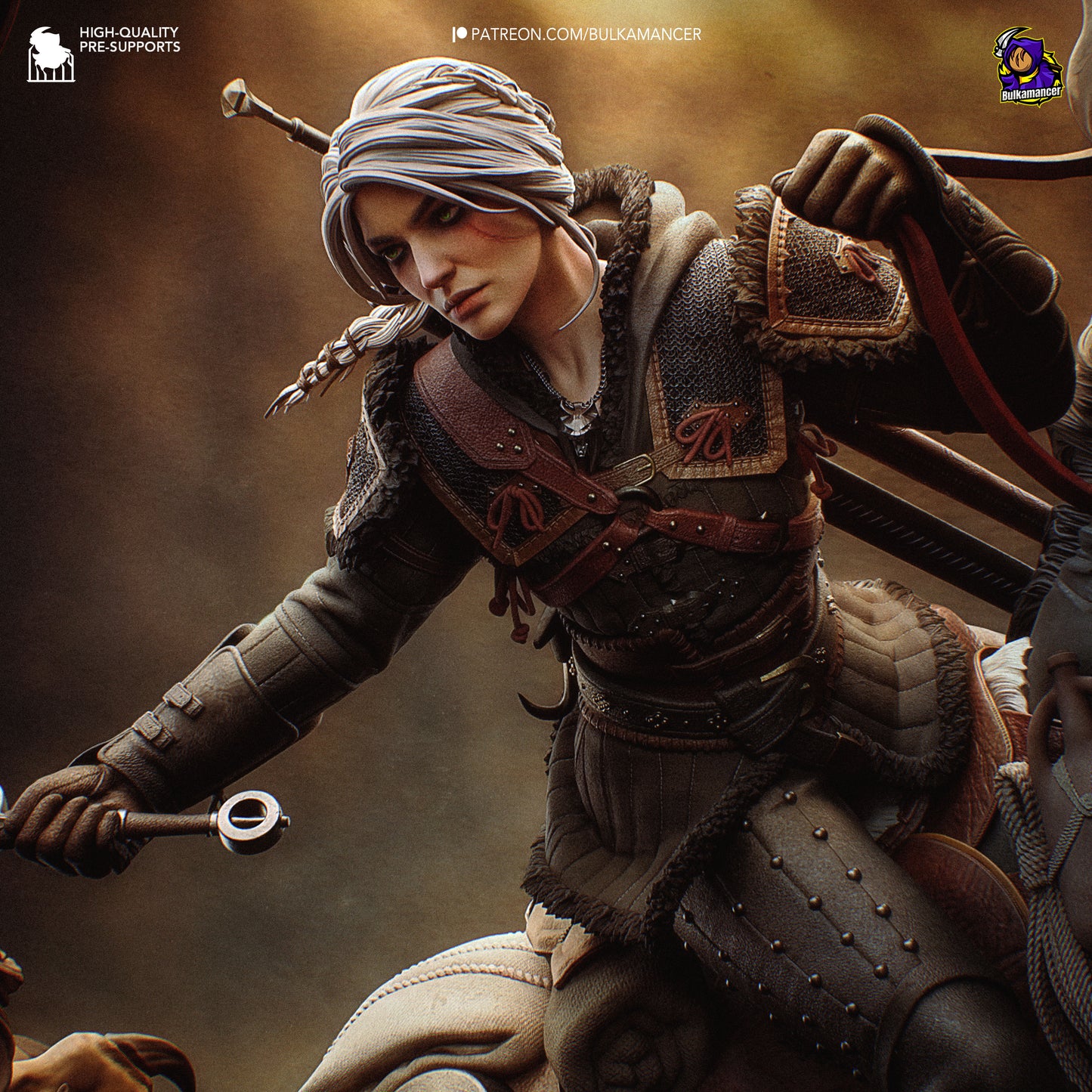 Ciri contre Manticore - The Witcher