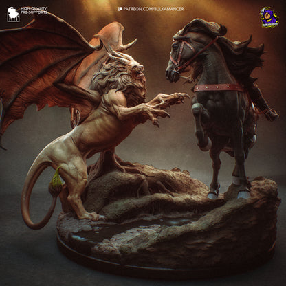 Ciri contre Manticore - The Witcher