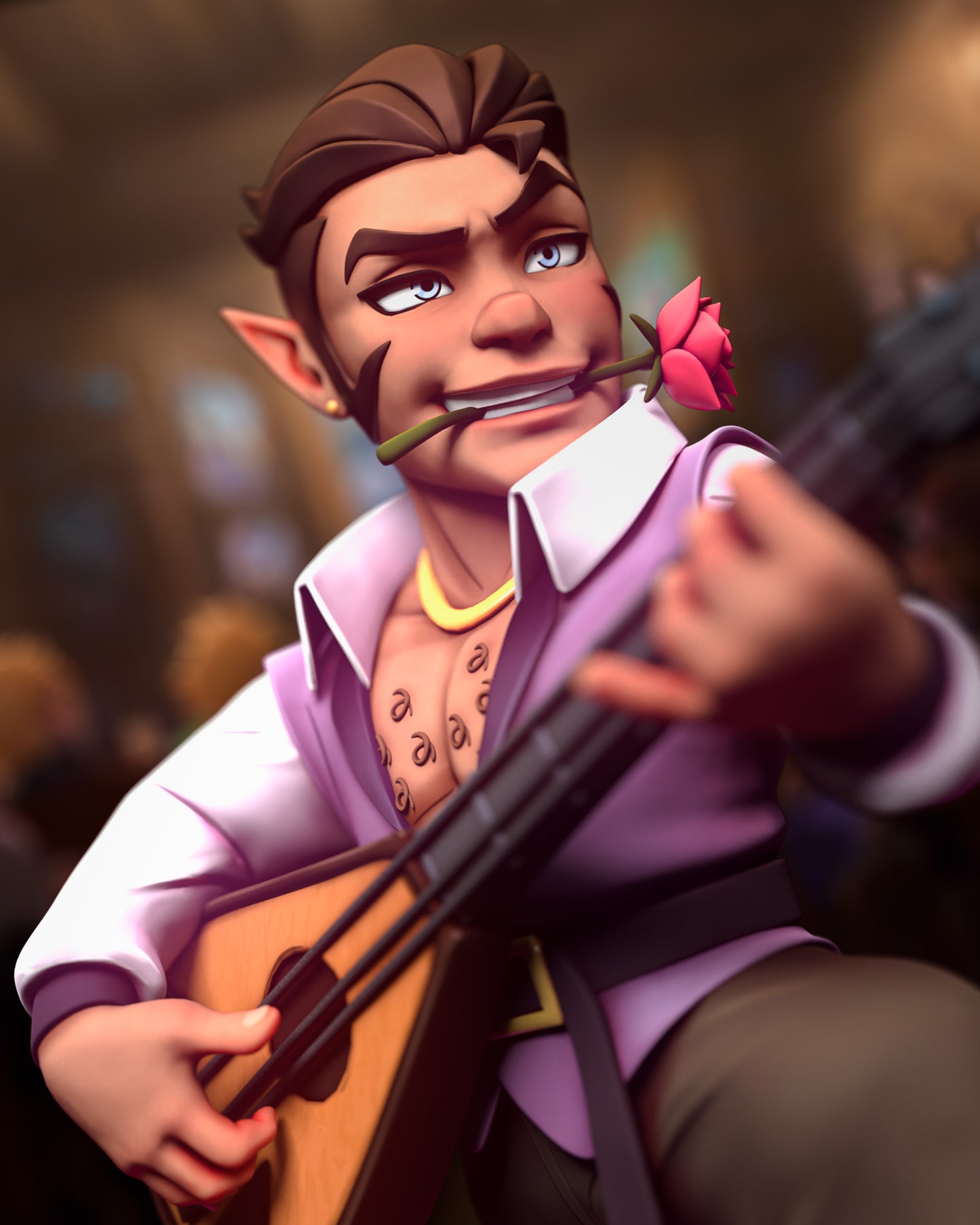 The Scarlet Bard - 13.4 cm