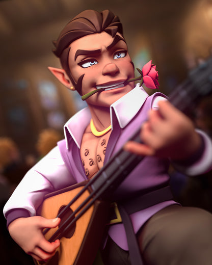 The Scarlet Bard - 13.4 cm