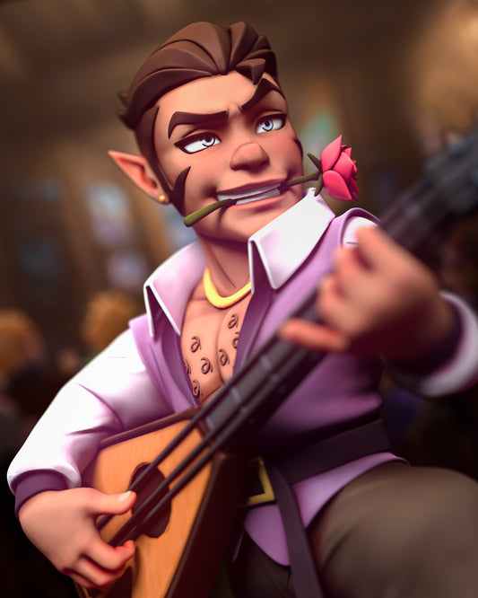 The Scarlet Bard - 13.4 cm
