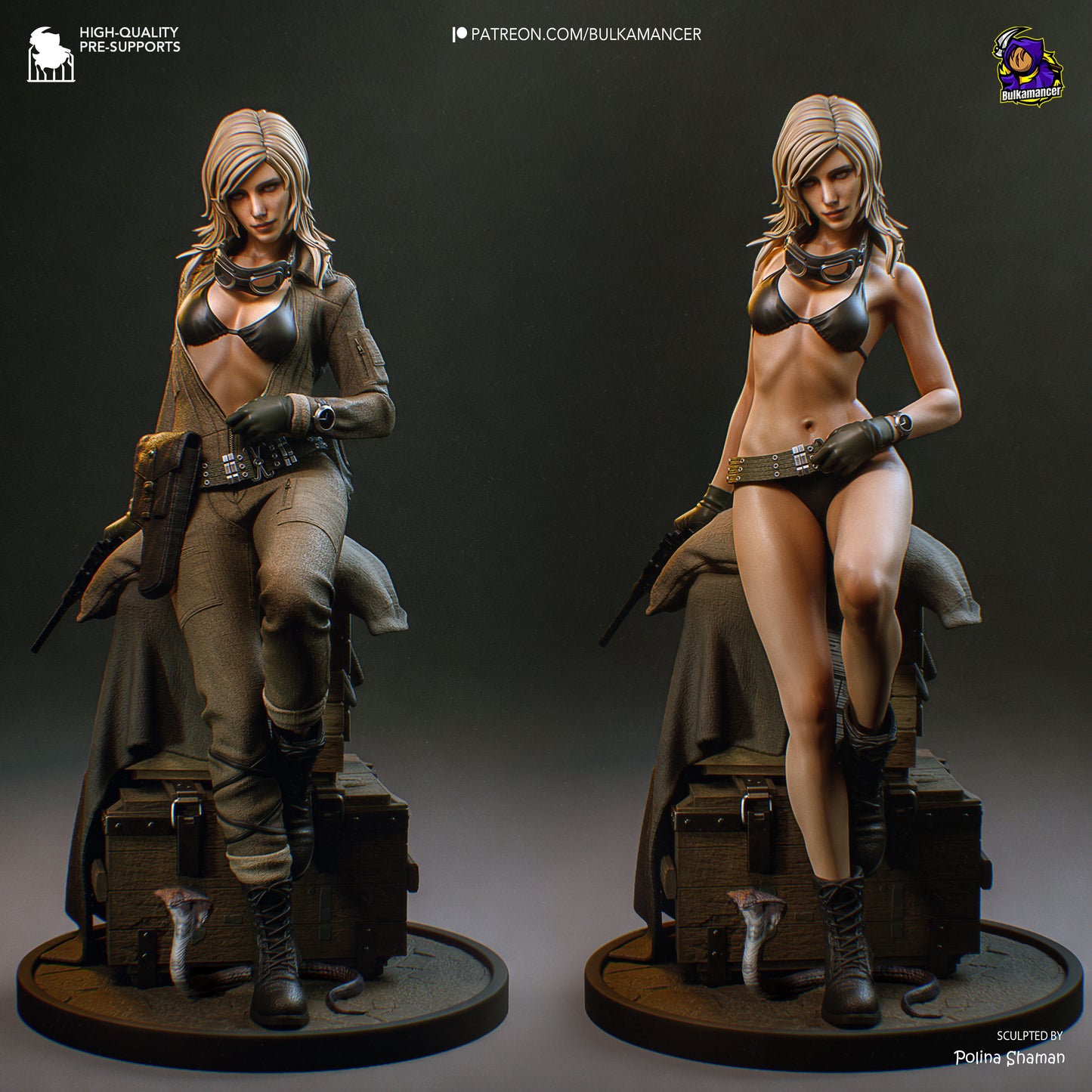 EVA - Metal Gear Solid Delta: Snake Eater - NSFW option - 30 cm