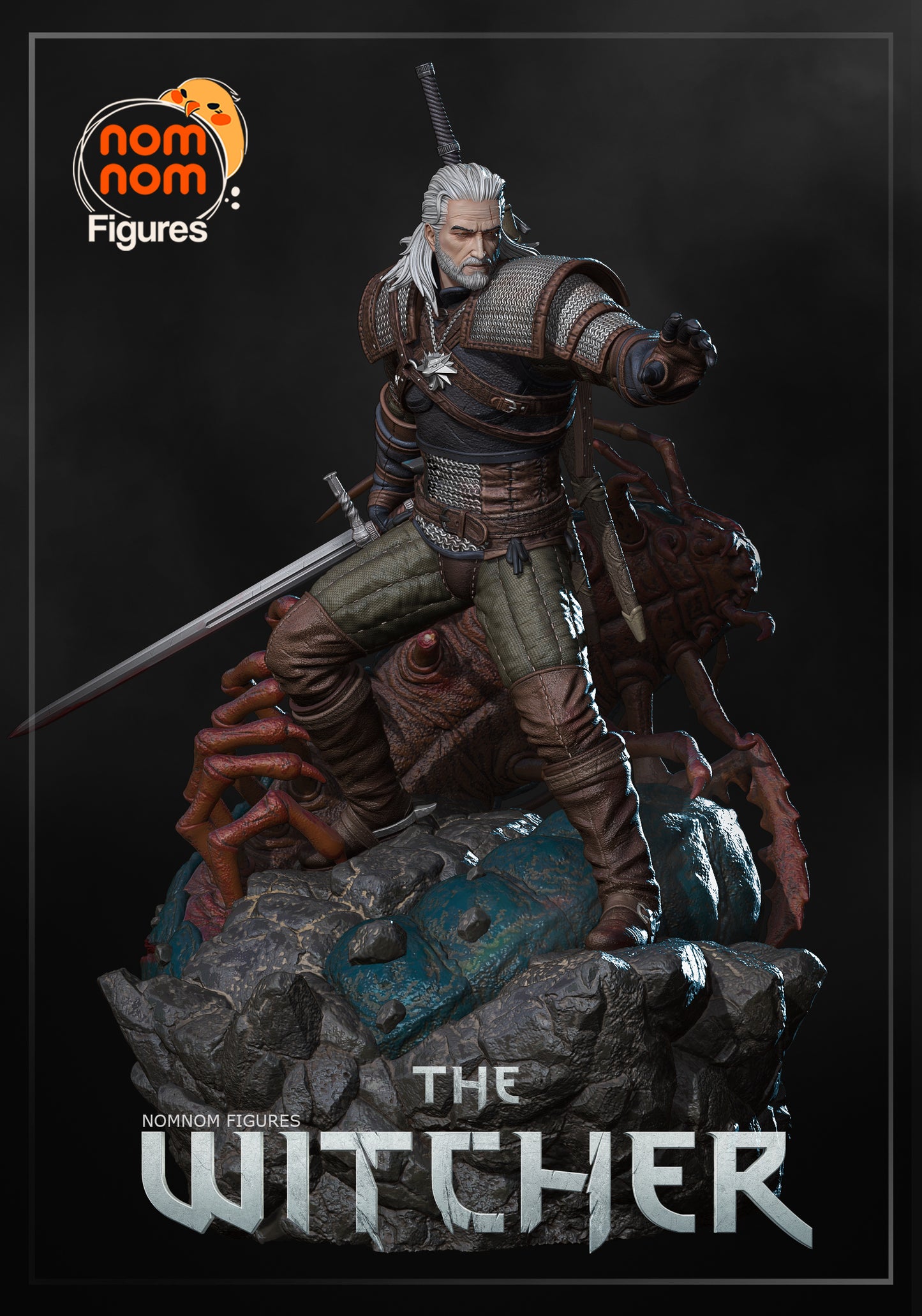 THE WITCHER - Gerald of Rivia - 40 cm