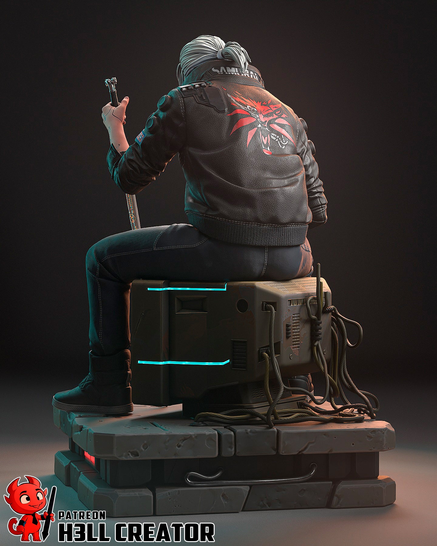 Silverronin aka Geralt from Cyberpunk 2077 - 1:6