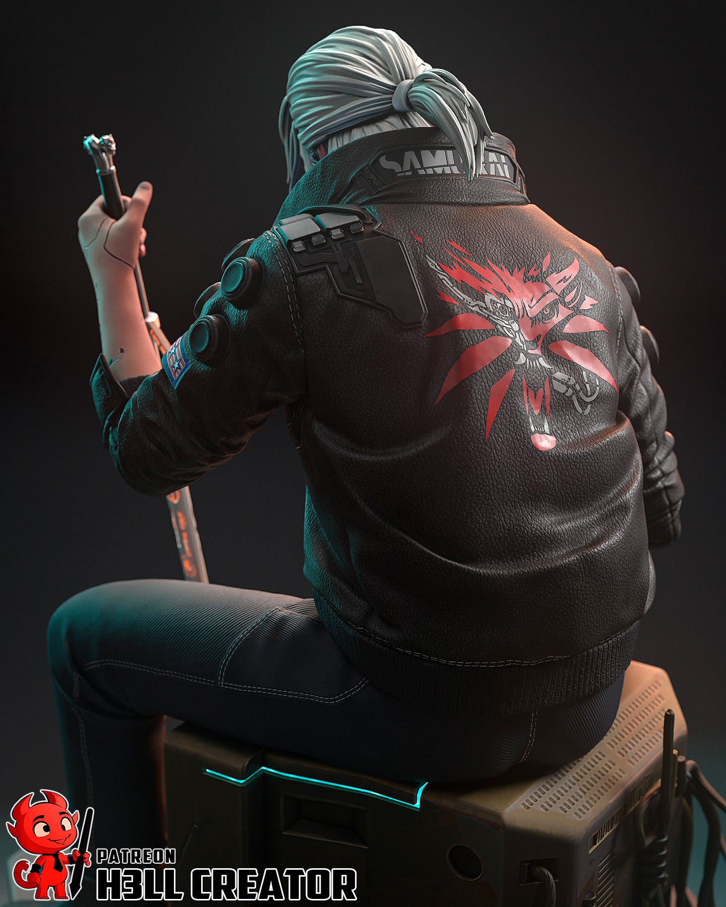Silverronin aka Geralt from Cyberpunk 2077 - 1:6