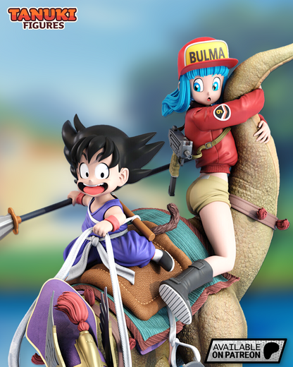 Goku and Bulma - Dragon Ball - 30.2 cm