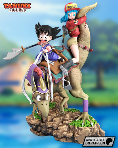 Goku and Bulma - Dragon Ball - 30.2 cm