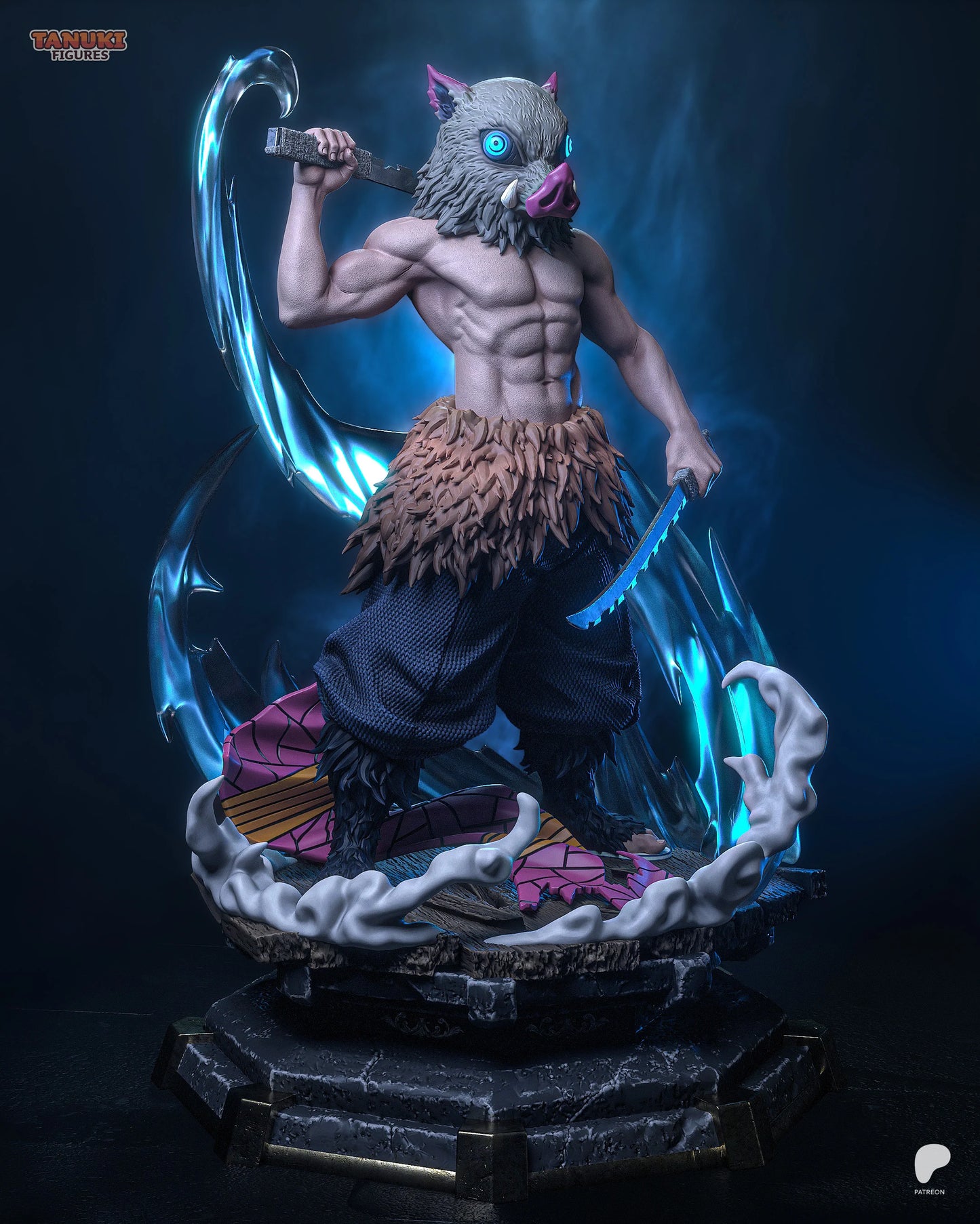The Boar Mask Warrior - 35.5 cm