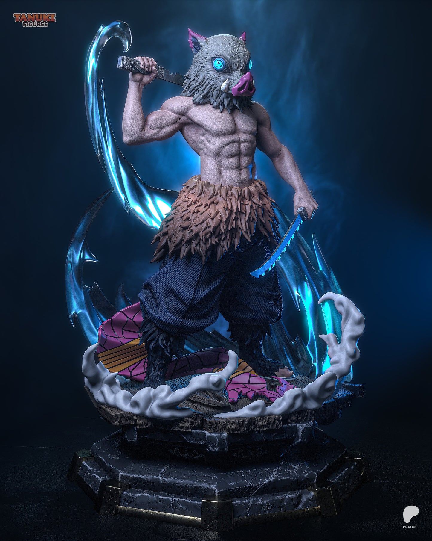 Inosuke - Demon Slayers - 35.5 cm - 2 Options Included