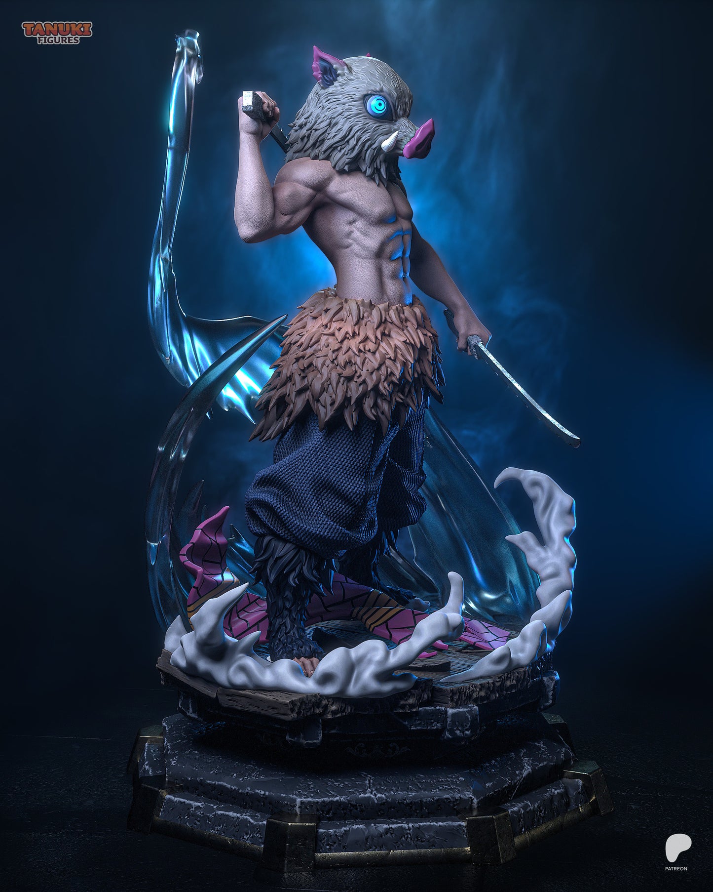 Inosuke Hashibira - Tueur de Démons - 30 cm