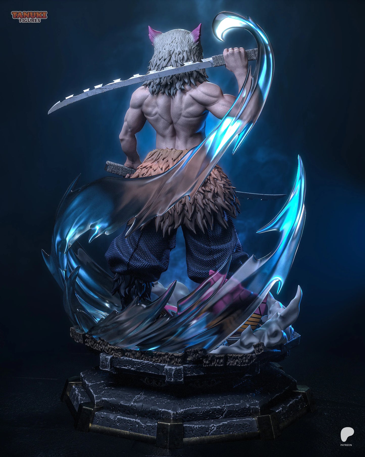 The Boar Mask Warrior - 35.5 cm