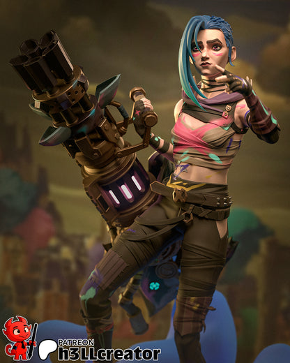The Neon Mercenary - 16.1 cm