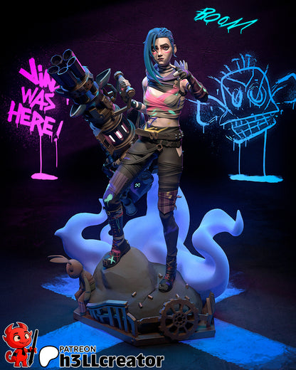 The Neon Mercenary - 16.1 cm