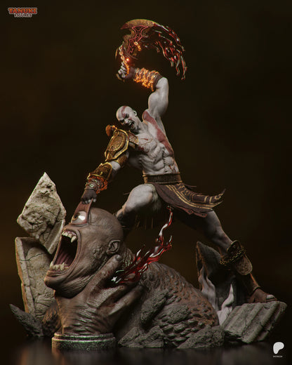 Kratos VS Cyclops · God Of War · 55.5 cm