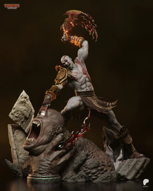 Kratos VS Cyclops · God Of War · 55.5 cm