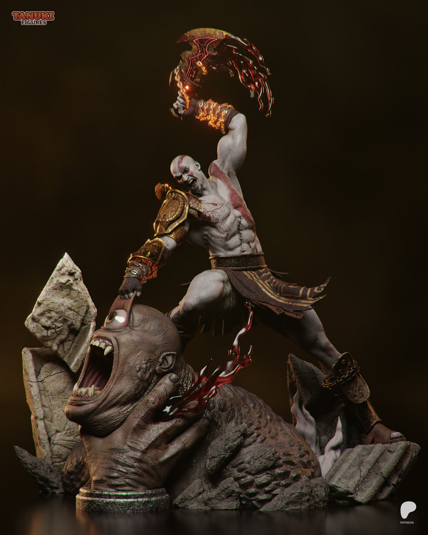 Diorama El Fantasma de la Guerra - 55,5 cm