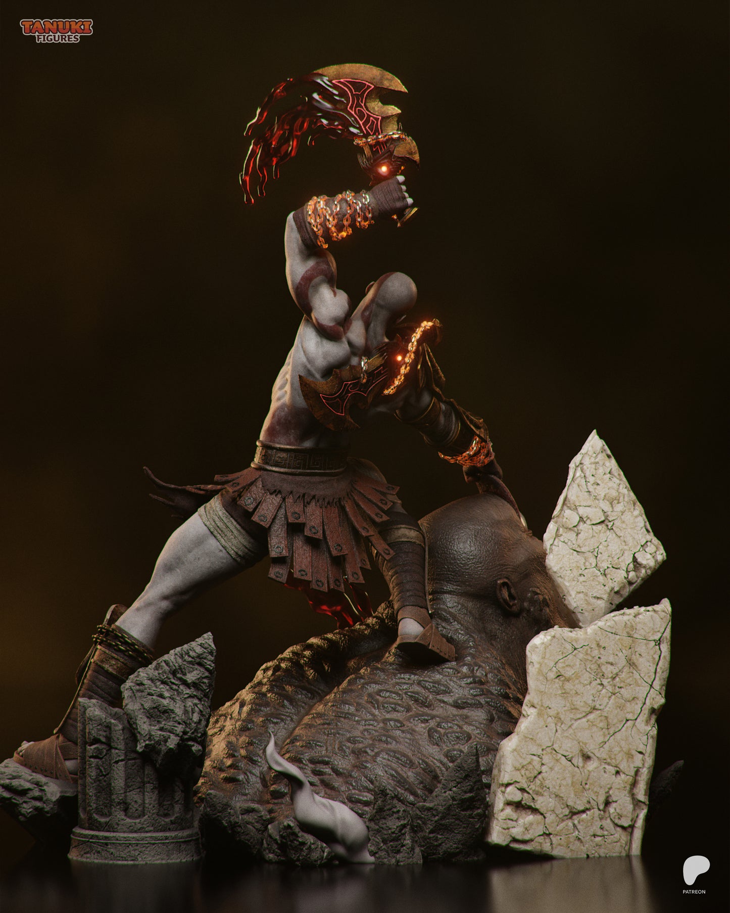 Diorama El Fantasma de la Guerra - 55,5 cm