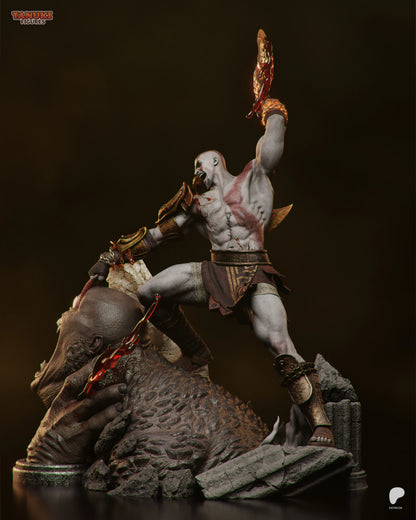 Kratos VS Cyclops · God Of War · 55.5 cm