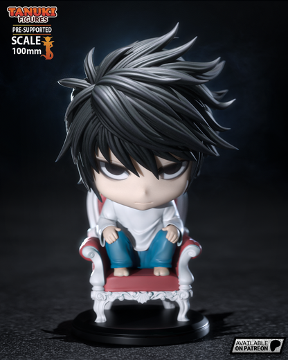 L Chibi - Death Note - 6.5 cm